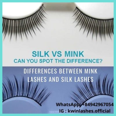 Differences between mink lashes and silk lashes