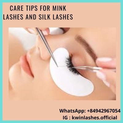 Care tips for mink lashes and silk lashes