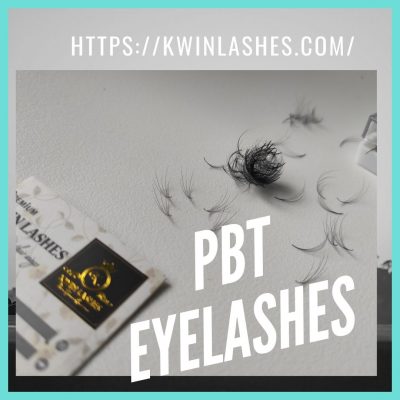 PBT flat lashes and classic lashes from Kwin Lashes