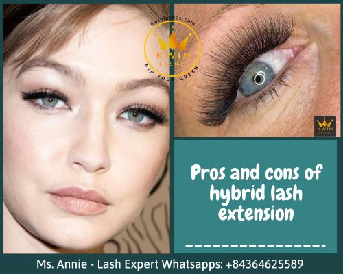 Pros and cons of hybrid lash extension