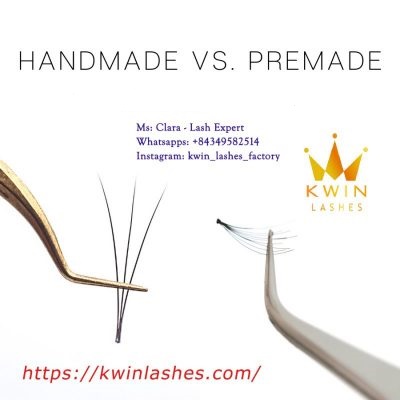 Premade fans misconception handmade and premade lash fans