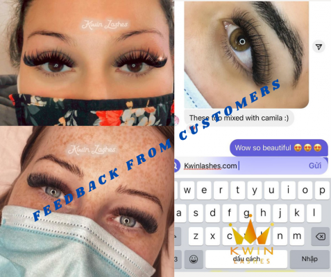 Feedback for volume eyelash extensions at Kwin Lashes