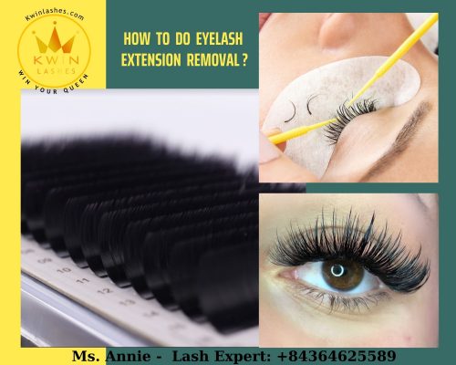 How to do eyelash extension removal?