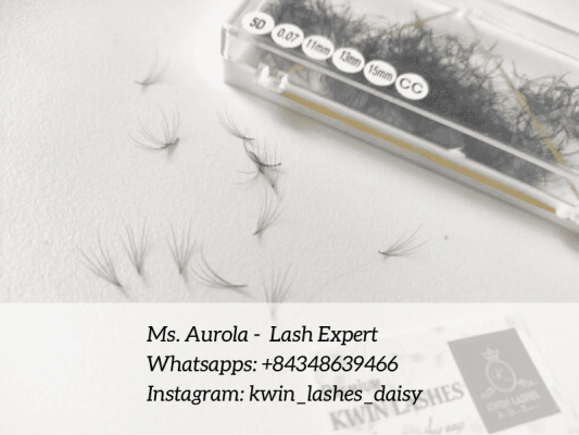 The best camellia eyelash fans of Kwin Lashes