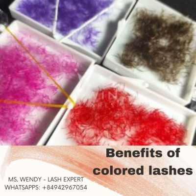 Merits of colored lashes