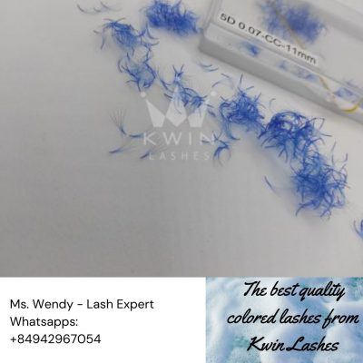The best quality colored lashes from Kwin Lashes
