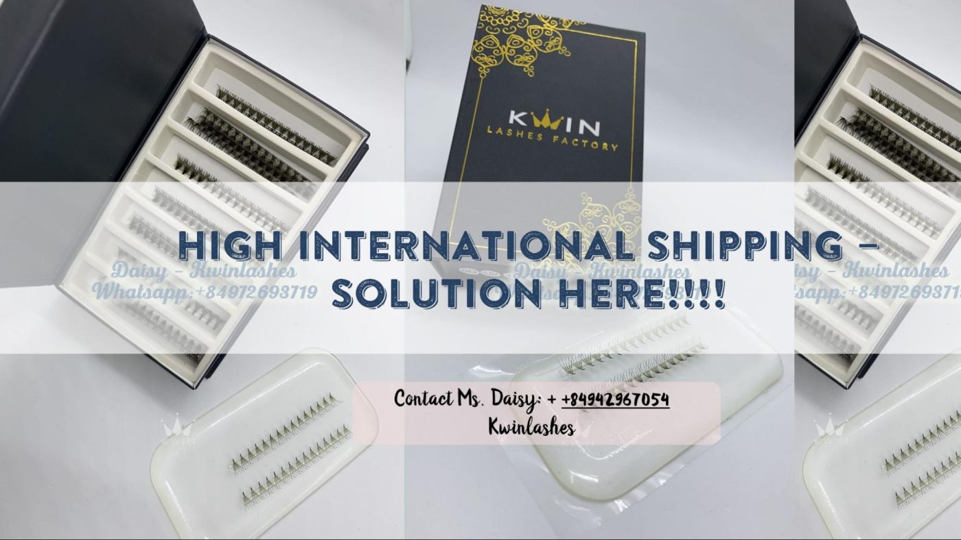 Solutions for High international shipping cost for lashes