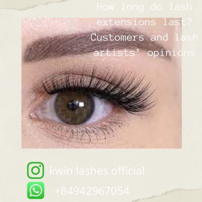 How long do lash extensions last? Customers and lash artists’ opinions