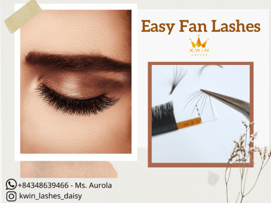 The definition of easy fan lash extensions