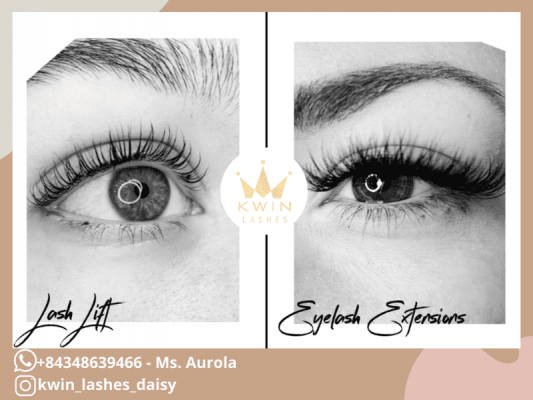 What is the difference between lash lift vs lash extensions