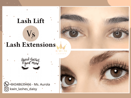 The difference between Lash lift vs lash extensions
