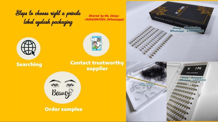 CHOOSE A PRIVATE LABEL EYELASH PACKAGING