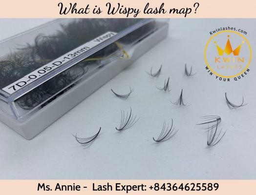 What is the wispy lash map?