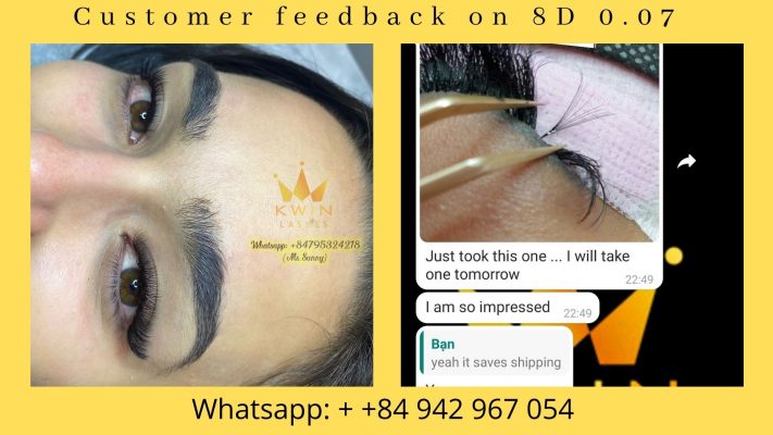 Eyelash extension supplier's feedbacks