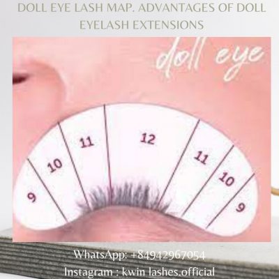 Doll eye lash map: Advantages of doll eyelash extensions