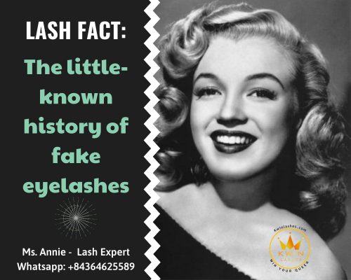 Lash fact: The little-known history of fake eyelashes