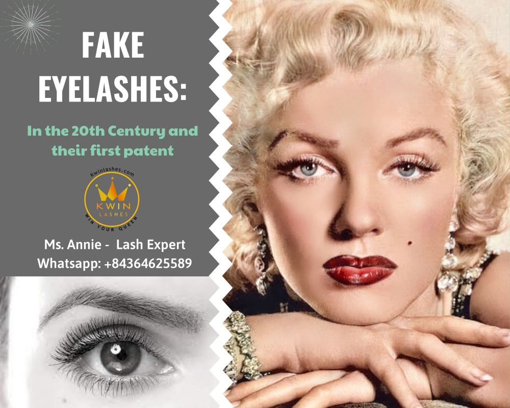 Fake eyelashes in the 20th Century and their first patent
