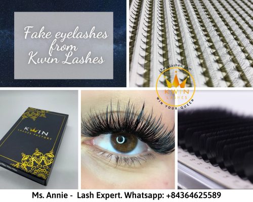 Fake eyelashes from Kwin Lashes