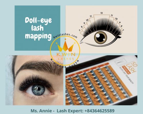 Doll-eye lash mapping