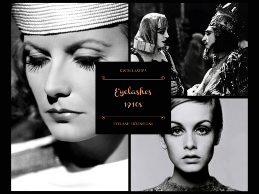 False eyelashes in the 1900s