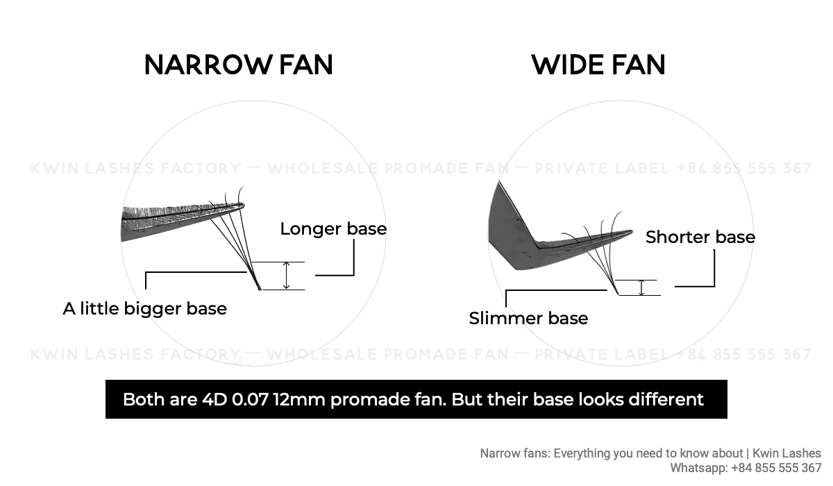 4D narrow fan and 4D wide fan